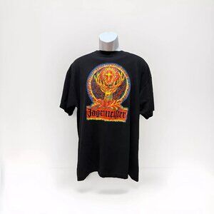 Vintage Spellout 90S Logo Jägermeister JAEGERMEISTER T Shirt T-America Men XL